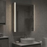 vidaXL Dulap cu oglindă pentru baie Gri din beton 43 x 11,5 x 60,5 cm 889226