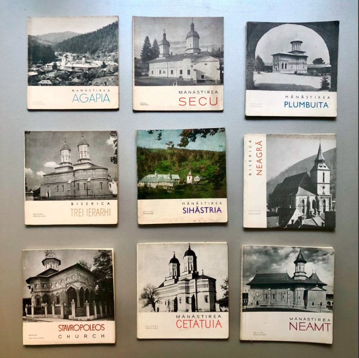 LOT 16 GHIDURI MANASTIREA TURISM MERIDIANE ROMANIA COMUNISM SOCIALISM