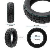 Anvelopa trotineta electrica offroad, tubeless 10x2,75-6,5, RUNFLAT
