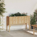 vidaXL Strat &icirc;nălțat de grădină Maro 110 x 35 x 70 cm Bambus