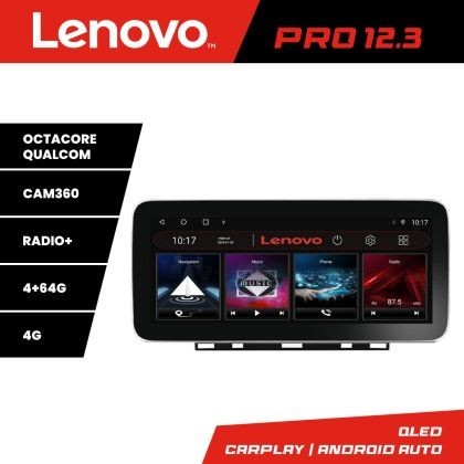 Navigatie Renault Clio 5 Lenovo PRO 4+64 12.3 inch qled android 4G DSP gps internet 8Core CarStore Technology