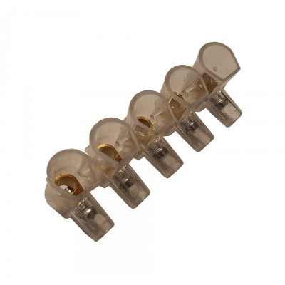 Conector Imbinare Cablu , Morseta , Diametru 16 mm , Cu Surub , Set 5 Poli , Transparent foto