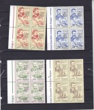 1997 LP 1440 CENTENARUL EXPEDITIEI ANCTARTICE BELGICA BLOCURI DE 4 TIMBRE MNH