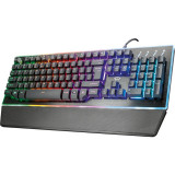 Cumpara ieftin Tastatura pentru gaming iluminata Trust TR-21839 GXT 860 THURA cu fir,USB, negru