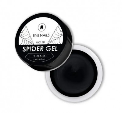 Gel Classic Spider - 1. Black, 5ml foto