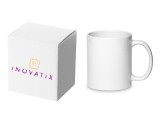 Cana alba personalizata cu Inima colorata, INOVATIX&reg;. 330ml, Oem