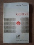 Geneze - Valeriu Anania - Poezie - Cartea Romaneasca - Literatura Romana