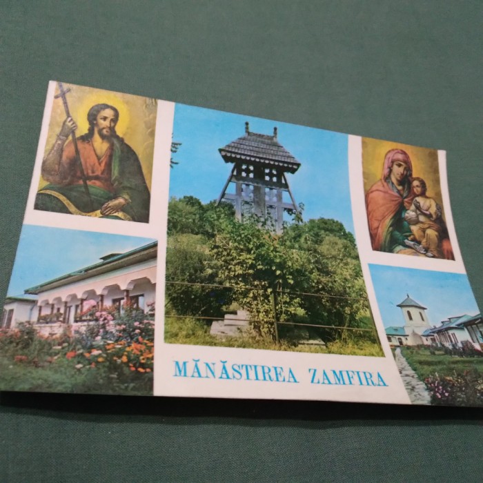 CARTE POSTALA-MANASTIREA ZAMFIRA NECIRCULATA