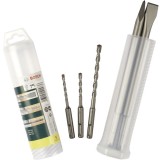 Bosch 2607019455 - Set SDS-Plus 3 burghie 2 dalti cutie plastic