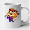 Cana alba personalizata Brawl Star - Griff, INOVATIX&reg;. 330 ml