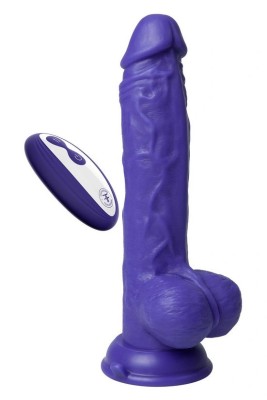 Vibrator Realist Thruster Baller FemmeFunn, Remote Control, 10 Moduri Vibratii, 3 Viteze Impingere, Silicon Lichid, USB, Mov Inchis, 22.3 cm foto