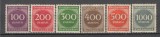 Deutsches Reich.1923 Cifra in rotund MD.107, Nestampilat