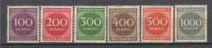 Deutsches Reich.1923 Cifra in rotund MD.107