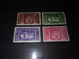 TIMBRE ROMANIA LP 118 1937 100 DE ANI DE LA NASTEREA LUI ION CREANGA, Nestampilat