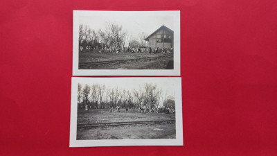 Giurgiu Port Gara Railway Station Bahnhof 2 c p Liliput foto