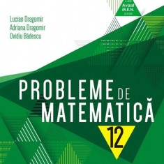 Probleme de matematică pentru clasa a XII-a - Paperback brosat - Lucian Dragomir, Adriana Dragomir, Ovidiu Bădescu - Paralela 45 educațional