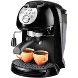 Espressor manual EC201.CD, Cappuccino System, 15 Bar, 1 l, Oprire automata, Negru