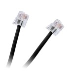 Cablu telefon extensie negru 15m RJ11