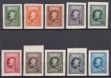 ROMANIA 1926 LP 74 a A 60 a ANIVERSARE A REGELUI FERDINAND SERIE NEDANTELATA STARE MNH