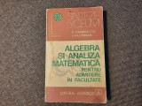 ALGEBRA SI ANLIZA MATEMATICA PENTRU ADMITERE C IONESCU TIU LIVIU PIRSAN 25/0