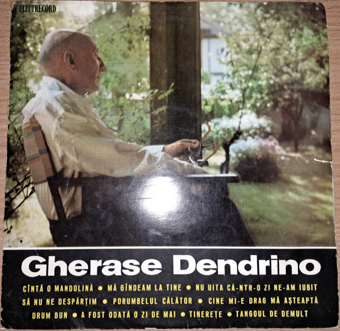 Disc vinil - Melodii De Gherase Dendrino-Electrecord- EDD 1147