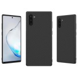 Cumpara ieftin Husa pentru Samsung Galaxy Note 10 Plus, MyStyle Perfect Fit cu insertii de carbon, negru