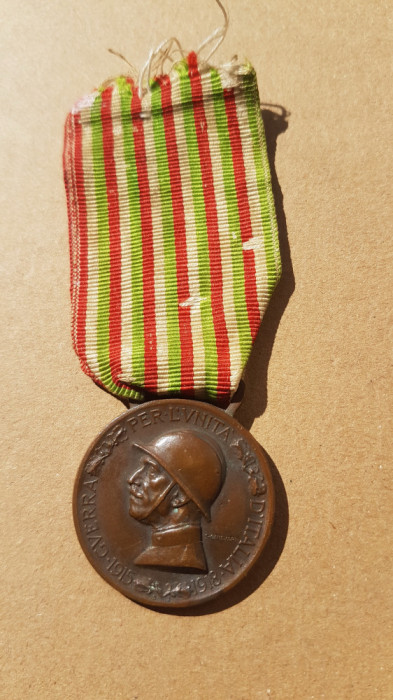 F277-ww1-Medalia militara-Pentru Unitate-Per L-UNITA 1815-1818 Italia I- Razboi.
