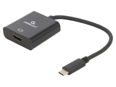 Adaptor HDMI 2.0 USB-C la HDMI 0,15m Negru foto