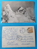 Carte Postala circulata veche anul 1961 - RPR - Postavarul - Creasta Cocosului, Sinaia, Printata
