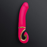 Vibrator Punctul G Gjay, Roz Neon, 22 cm