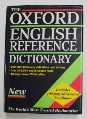 THE OXFORD ENGLISH REFERENCE DICTIONARY , edited by JUDY PEARSALL and BILL TRUMBLE , 2001 foto