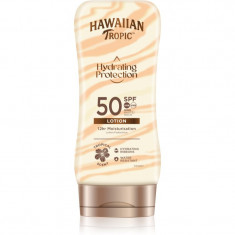 Hawaiian Tropic Hydrating Protection Lotion crema de corp pentru protectie solara SPF 50 180 ml