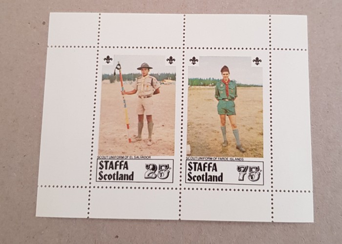 SCOTLAND SCUTISM -CERCETASI MINI COALA MNH
