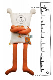 Papusa perna hand made pentru copii Ursuletul Nora 80 cm, TIKNIK