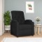 Fotoliu rabatabil, negru, material textil