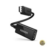Adaptor Video UGREEN MM137 DisplayPort - HDMI 4K Negru
