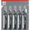 Set p&acirc;nze Bosch pentru ferăstrău vertical T 144 D 5buc 2 608 630 040