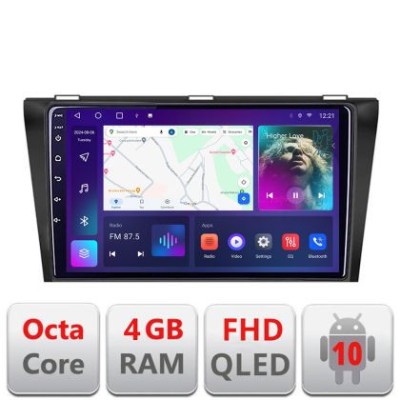 Navigatie Mazda 3 2004-2009 B-161 Android Ecran QLED octa core 4+64 carplay android auto KIT-161+EDT-E309V3 CarStore Technology foto