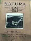U. CRT Interbelica - Revista Natura - Nr.5 1923