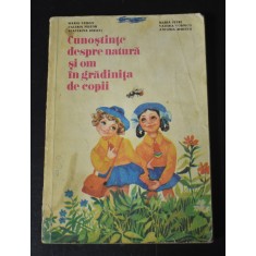 Șoimii Patriei - Cunoștințe despre natură și om &icirc;n grădinița de copii - observări, plimbări, vizite, excursii și activități - 1979