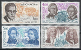 Monaco 1985 Mi 1723/26 MNH - Artiști semnificativi