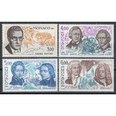 Monaco 1985 Mi 1723/26 MNH - Artiști semnificativi