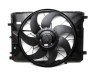 GMV radiator electroventilator Mercedes Clasa C (W204), 2007-2014, C180 Kompressor BlueEfficiency, motor 1.6 compressor, benzina, 400 W; 475 mm; 4 pi