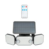 Lampa LED cu panou solar telecomanda si baterie 2000mAh, IP65 Breckner Germany