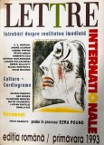 Lettre Internationale nr. 5, Primavara 1993, 123 pagini, romana, brosate, stare buna, 24 x 30 cm