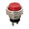 Buton 1 circuit Push ON 2A 250V OFF-(ON) fara retinere rosu 09065PI