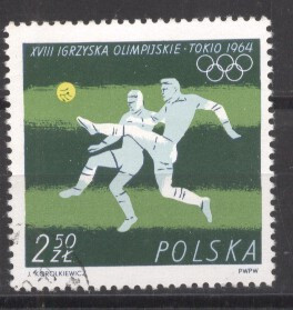 Poland 1964 Sport, Olympics, used AS.022 foto