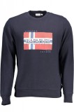 Napapijri Bluza BILO C barbati, cu imprimeu, Regular fit, Bleumarin (Marime: