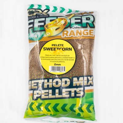 Pelete CPK Feeder Range Method Mix, Sweetcorn, 2mm, 800g foto
