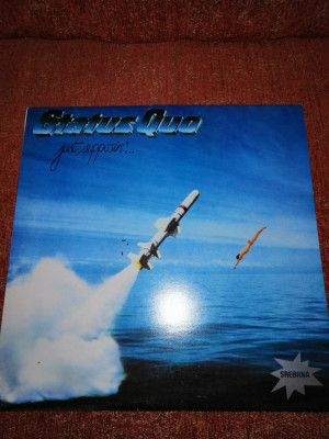 Status Quo Just Supposin Philips 1980 Yugo vinil vinyl foto